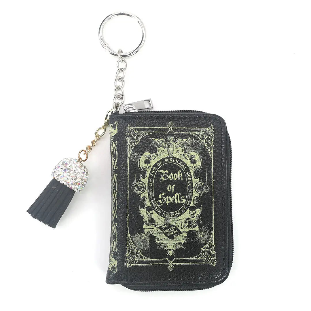 Book of Spells Book Bag Charm Coin Purse