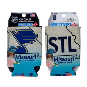 St. Louis Blues Can Cooler - License Plate Style