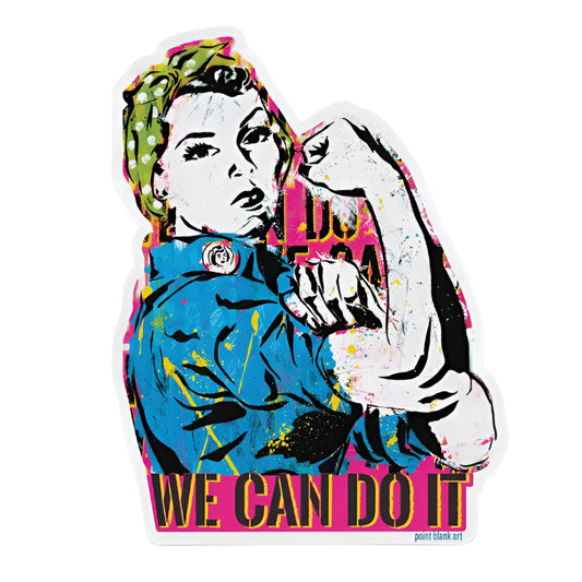 Rosie the Riveter We Can Do It! Sticker