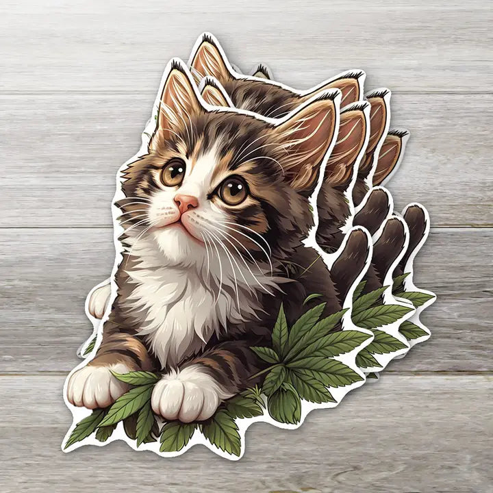 420 Kitty Sticker - 2"