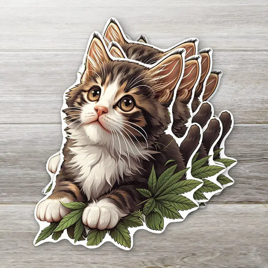 420 Kitty Sticker - 2"