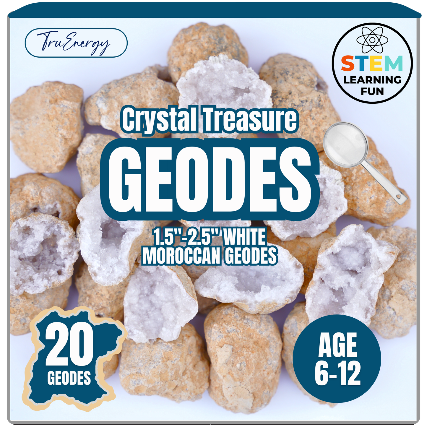 TruEnergy Break Your Own Crystal Geodes - Medium - 20ct