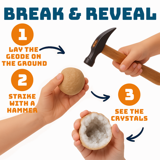 TruEnergy Break Your Own Crystal Geodes - Medium - 20ct