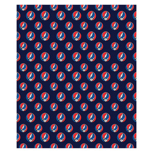 Grateful Dead Steal Your Face Cozy Fleece Throw Blanket