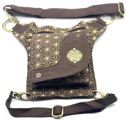 Flower Of Life Crossbody Belt Bag