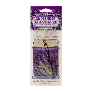 Lavender Smoke Odor Car Hanger