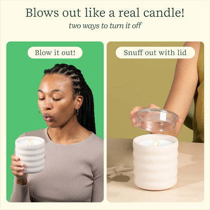 Lifelines™ ClickWick® Flameless Candle Diffuser in Cream (Bubble)