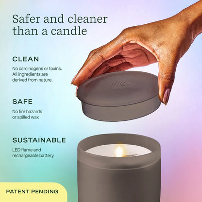 Lifelines™ ClickWick® Flameless Candle Diffuser in Charcoal