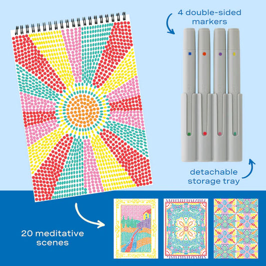 Lifelines™ FlowArt: Stamp by Shape Mediterranean Mosiac Coloring Pad