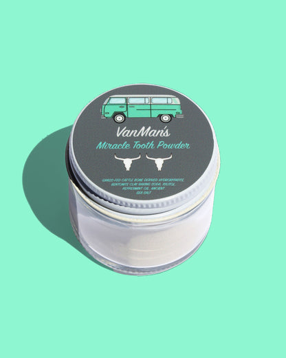 VanMan's Miracle Tooth Powder - Mint-Bone 2 oz