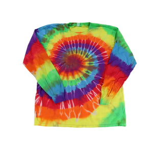 Michelangelo Spiral Tie Dye Long Sleeve Shirt