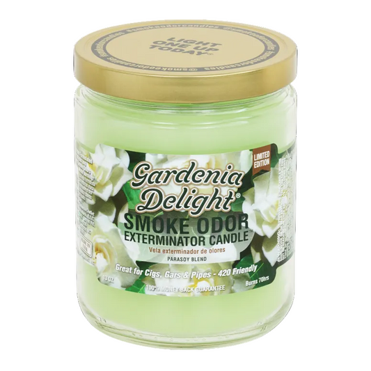 Gardenia Smoke Odor Candle