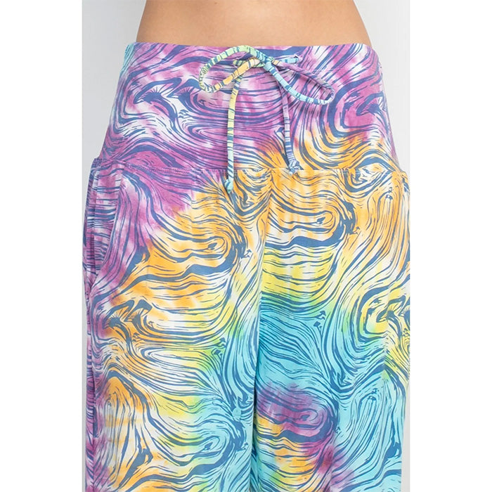 Psychedelic Mushroom Jogger Pants in Blue