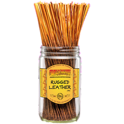Rugged Leather Wild Berry Incense Sticks