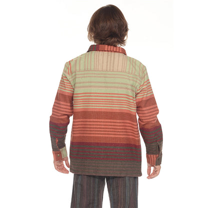 Sediment Zipper Shirt Jacket in Mesa