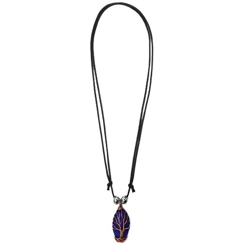 Tree of Life Stone Wrap Necklace