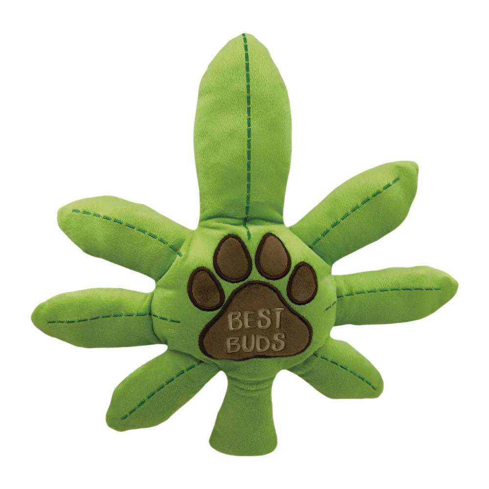 Stoned Puppy Dog Toy - Squeaky Best Buds