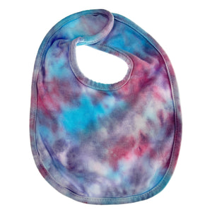 Tie Dye Bib - Hyacinth and Fuchsia