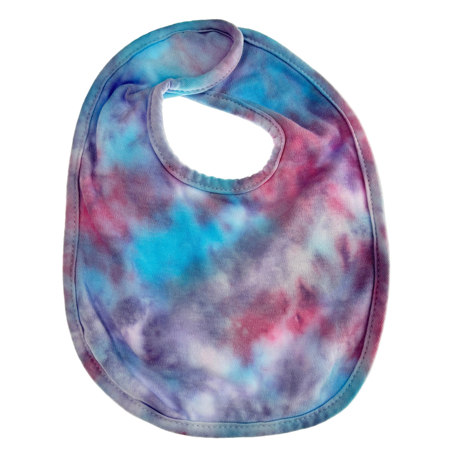 Tie Dye Bib - Hyacinth and Fuchsia