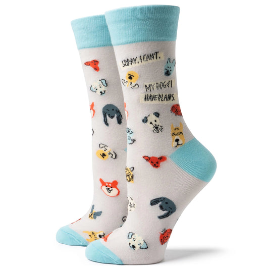 Two Left Feet My Dog & I Have Plans Socks