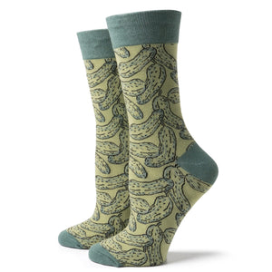 Two Left Feet In a Pickle Socks