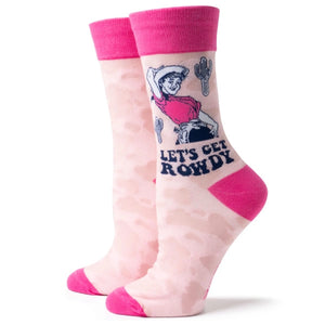 Two Left Feet Let's Get Rowdy Socks