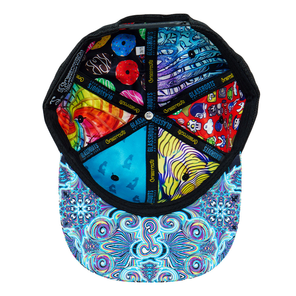 Grassroots California Glassroots 2023 Black Snapback Hat