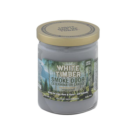 White Timber Smoke Odor Candle
